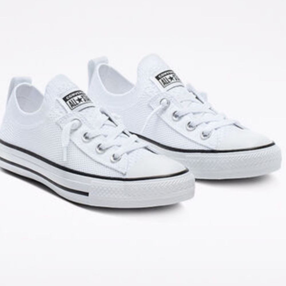 White slip-on converse